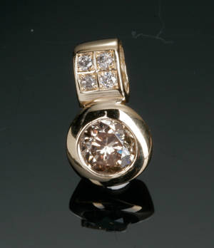 Diamantvedhæng, ca. 1.10 ct