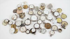 Stort parti fickur och fickursdelar