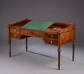 Christian VIII skrivebord af mahogni, ca. 1830