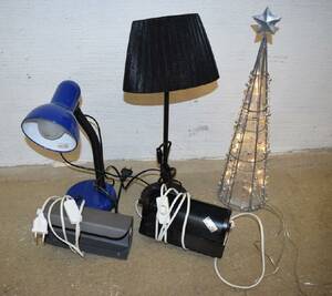 bordslampor m.m A534