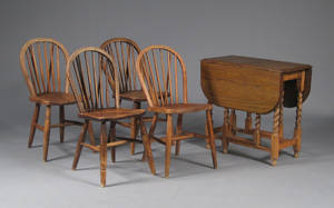 Gateleg table samt pubstole 5