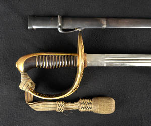 SABEL, svensk, m1893 för kavalleriofficer, svart