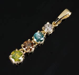 Diamantvedhæng, ca. 1.15 ct.