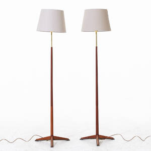 Golvlampor 1 par teak