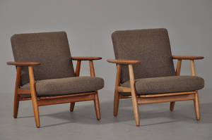 Hans J. Wegner 1914-2007 Par hvilestole model Ge-240 2