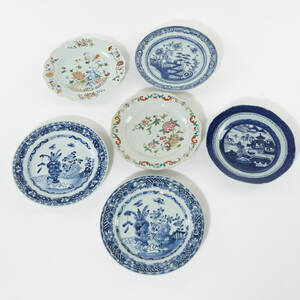 Tallrikar Kina 1700-tal