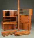 Dansk Møbelproducent. Reolsystem af teak 27