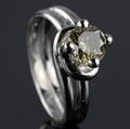 Solitaire ring ca. 1.02 ct.