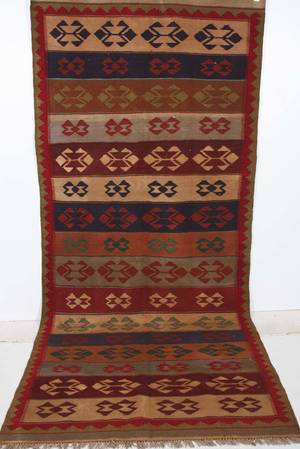 Persisk Nomadkelim, 315 x 132 cm