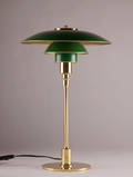 Poul Henningsen 1894-1967 PH 32 bordlampe, grønt skærmsæt