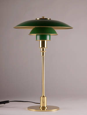 Poul Henningsen 1894-1967 PH 32 bordlampe, grønt skærmsæt