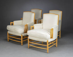 Fire lænestole, bøg 4