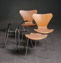 Arne Jacobsen, dele til syverstole 6