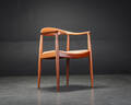 Hans J. Wegner. Armstol The Chair, model JH 501 af mahogni Denne vare er sat til omsalg under nyt varenummer 4898064