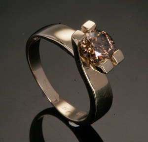 Diamant solitairering, ca. 1.20 ct