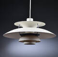 Poul Henningsen. PH5 pendel, hvid