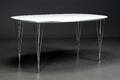 Piet Hein - Bruno Mathsson . Super Ellipse spisebord 