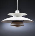 Poul Henningsen. PH5 pendel, hvid