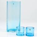 VAS samt LJUSLYKTOR, glas, Sea samt Iittala
