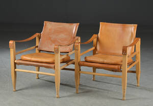 Aage Bruun  Søn. Par safaristole 2