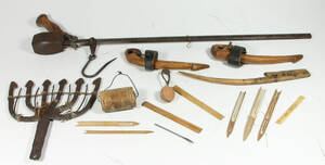 Parti diverse fiskeredskap