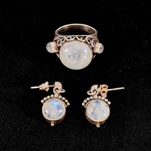 Ring,  1 par örhängen