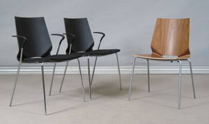 Christina Strand Niels Hvass. Par armstole samt spisestol 3