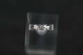 ENSTENSRING med briljantslipad diamant, vitt guld, 18 k, 2,4 g