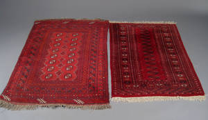 Afghanske tæpper. 161 x 105, 136 x 93 cm. 2