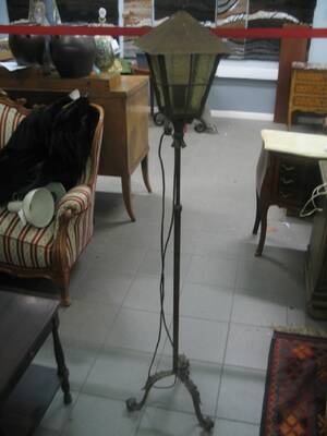 Trädgårdslykta, metall