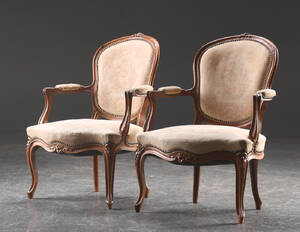 Par armstole, rokoko stil 2 Denne vare er sat til omsalg under nyt varenummer 4384990