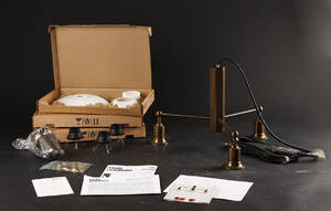 Poul Henningsen. PH stammekrone, bruneret 