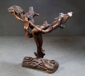 Figurengruppe, Afrika, 20. Jh.