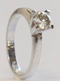 Solitairering, ca. 0.71 ct.