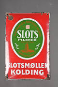 Emaljeskílt Slotspilsner