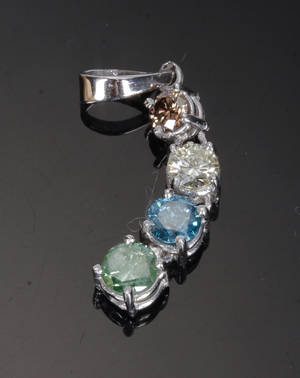Diamantvedhæng, ca. 1.20 ct.