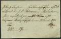 1845. To Postbeviis for værdibreve. Begge udstedt på Skielskjør Postexpedition hhv. 1845 og 1865.