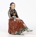 Dahl Jensen. Amagerpige Figur nr. 1110. 