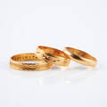 Ringar 18 k guld 