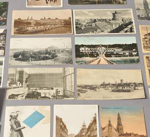 Diverse postkort fra Sjælland. ca. 300