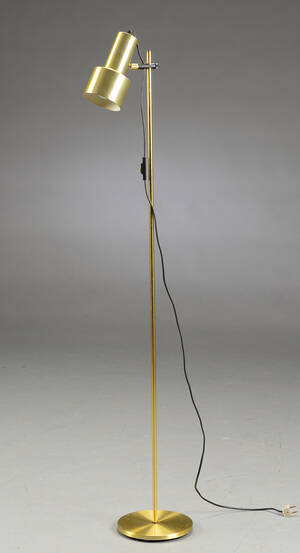 Standerlampe af messing