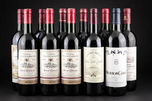 11 flasker moden Bordeaux 11
