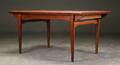 Spisebord af teak, hollandsk udtræk, 1960erne