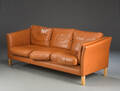 Møbelproducent. Tre-pers. sofa, læder