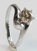 Solitairering, ca. 0.96 ct.