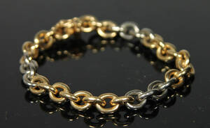 Armlänk, 18K guld, vikt ca  41 gr