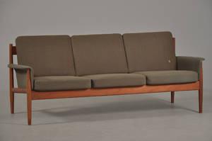 Grete Jalk 1920-2006 Tre pers. sofa i teak