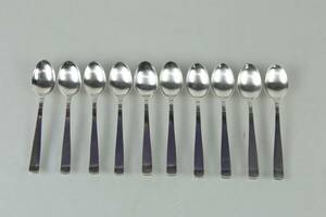 JACOB ÄNGMAN, dessertskedar, 10 st, Rosenholm, GAB, silver, ca 255,3 g