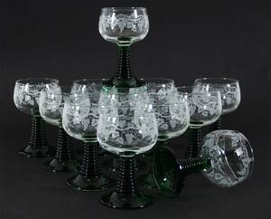 Vinglas 12st, remmar-modell