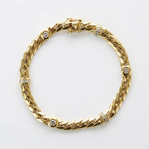 Armband med briljantslipade diamanter